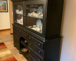 ATTIC HEIRLOOMS by Broyhill Display Hutch