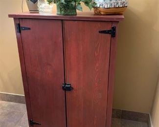 Repurposed Locking Cabinet