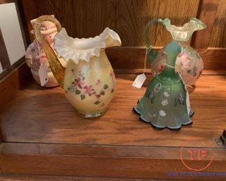 Hand Painted FENTON Glass