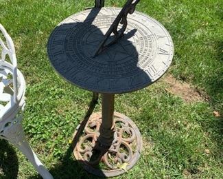 Cast Iron Sun Dial
