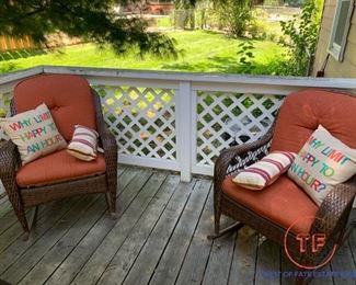 Better Homes and Gardens Wicker Outdoor Rockers