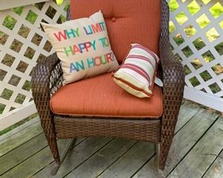 Better Homes and Gardens Wicker Outdoor Rockers