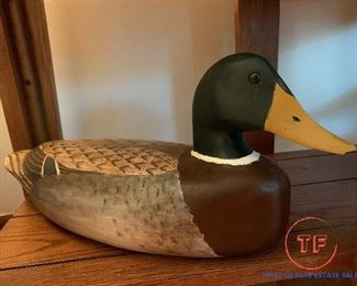Hand Carved Duck Decoy - Dale L. Drake