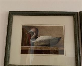 Original Duck Decoy Watercolors by WEBER