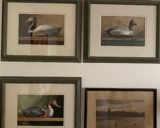 Original Duck Decoy Watercolors by WEBER