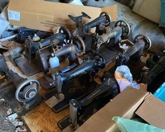 OLD SINGER SEWING MACHINES AND OTHER BRANDS