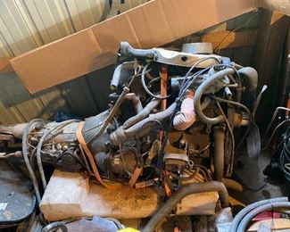 1979  ford mustang  motor and transmission 