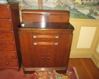 Art Deco Medical Cabinet  Designer Donald Deskey Hamilton  Manufacture