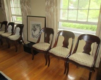 8 Mahogany Chairs