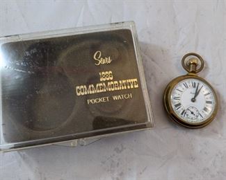 Sears Commemorative Pocket Watch