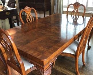 Dining table with four chairs