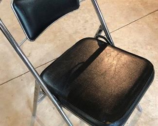 Vintage - set 4 "Samsonite" folding chairs