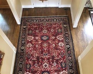 9’ 3” x 12’ 5” - Indo Sultanabad Vegetable Dyed Genuine Handmade Oriental Rug ** Has Certificate **
