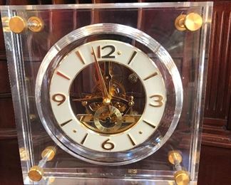 Vintage Seiko Lucite Shelf clock