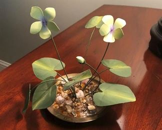 Small Metal flowers.