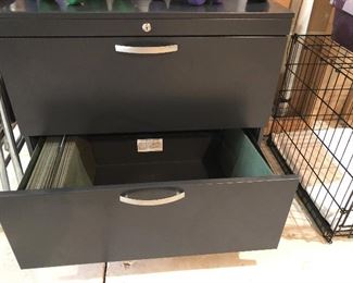 Lateral legal 2 drawer file cabinet