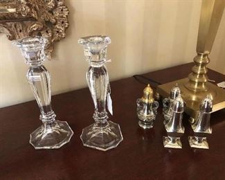 Salt & Pepper shakers SOLD - Candlesticks still available