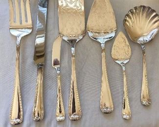Gorham Heritage serving pieces (Italian silver plate)