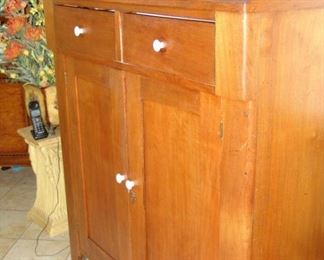Federal period, walnut, jelly cupboard , Pulls not original