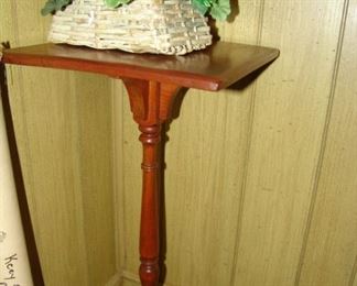 Mahogany plant stand