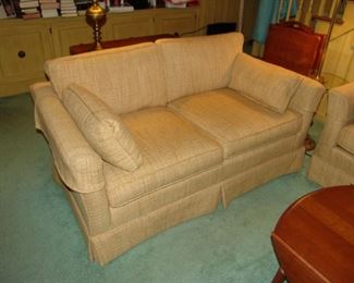 Upholstered love seat in good condition