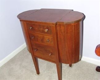 Antique sewing cabinet
