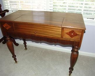 Mahogany spinet desk