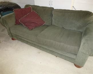 Overstuffed sofa