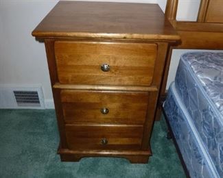 One of 2 nightstands