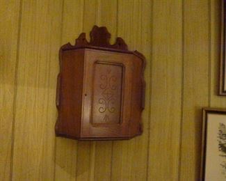 Antique walnut cabinet