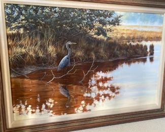 Original Acrylic Painting by James A. Brooks " Morning Shadows" 