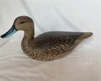 Original Signed Decoy by Lem Ward Crisfield, Md.  1935 