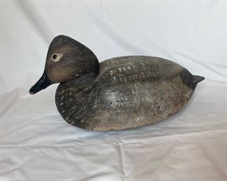 Vintage Cork, wood head decoy