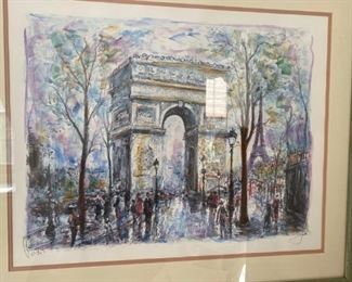Paris Signed Artwork 