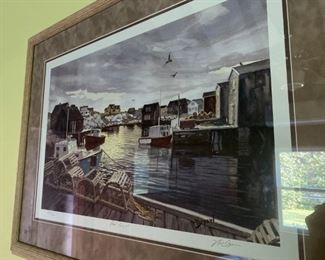 Signed and numbered lithograph by Neil Depew 