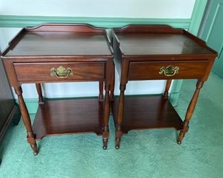 Pair of Henkel Harris Cherry Nightstands