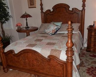 Thomasville "Hills of Tuscany" "Lucca"  Queen size poster bed..****Mattress NOT included****  Priced at 33 cents on the dollar or ***$950***   Like this???  Don't wait to call Charlotte,  (760) 445-8571 and make appointment....