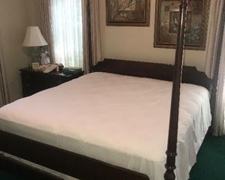 Ethan Allen: Georgian style 4 poster King Bed
PreSale Furniture- Email/Phone pricing