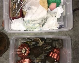 Vintage Kitchen items
Copper Jello moulds