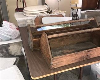 Vintage Wooden tool boxes