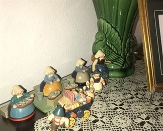 Vintage wood figurines