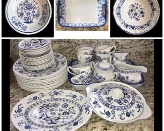 •SOLD•Vintage China set: J&G Meakin England Nordic Onion