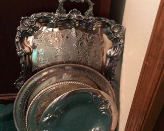 Multiple Silver trays