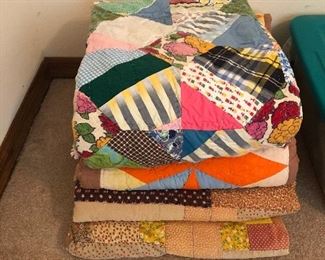 Vintage handmade quilts