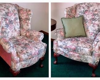 Floral Wingback chair Pair
PreSale Furniture- Email/Phone pricing