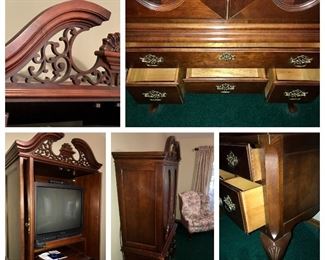 Detail pics Hooker entertainment/media armoire