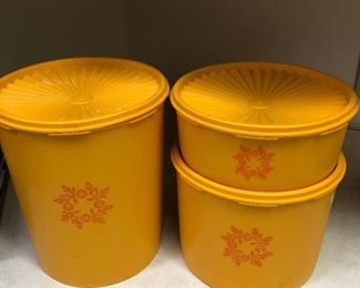 Tupperware tangerine servaliers