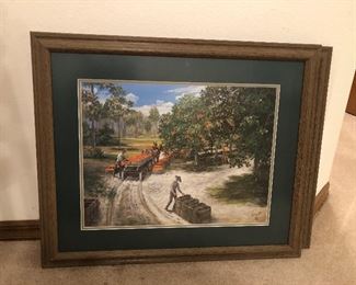 •SOLD•Robert Butler, Print #530
“Florida Gold”