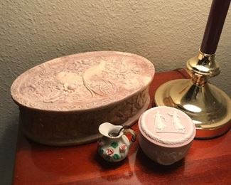 Vintage trinket jewelry boxes