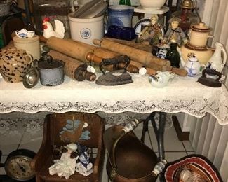 Copper Coal Ash Urn
Antique to Vintage Wood rolling pins